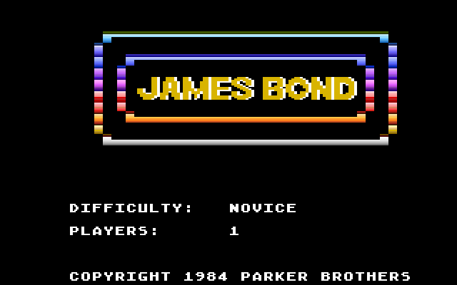 James Bond 007 (1983) (Parker Bros) Screenshot